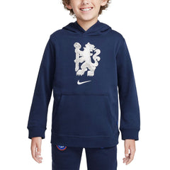 Nike - Chelsea Youth Club Pullover Hoodie - Navy