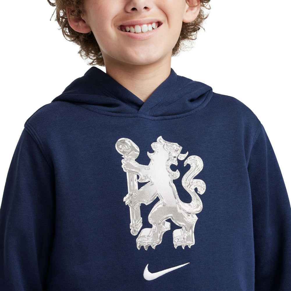 Nike - Chelsea Youth Club Pullover Hoodie - Navy