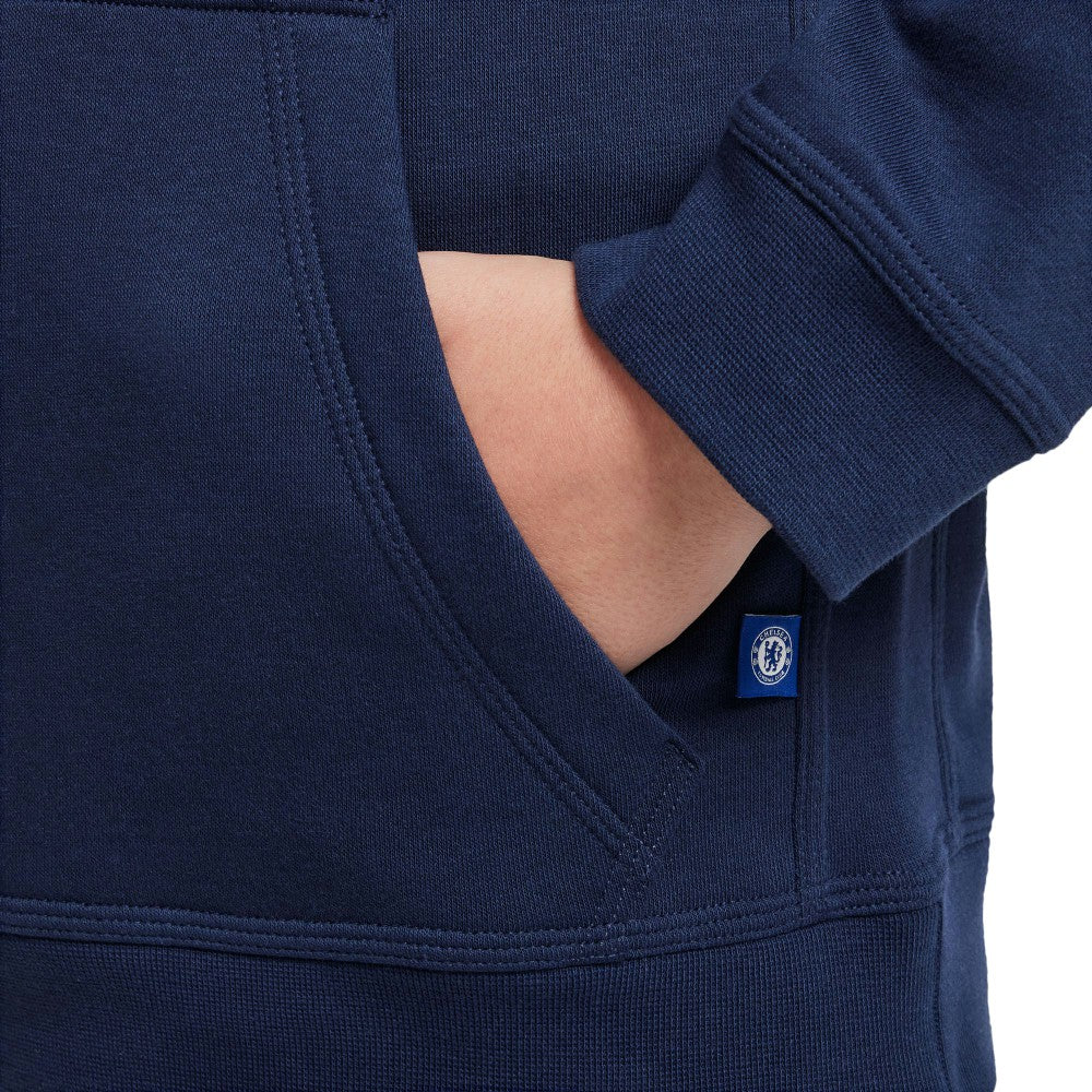 Nike - Chelsea Youth Club Pullover Hoodie - Navy
