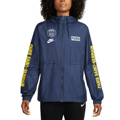 Nike - Paris Saint-Germain Women's Essential Woven Full-Zip Jacket - Navy