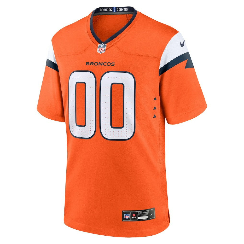 Denver Broncos Mile High Collection Custom Game Jersey - Orange - Nike