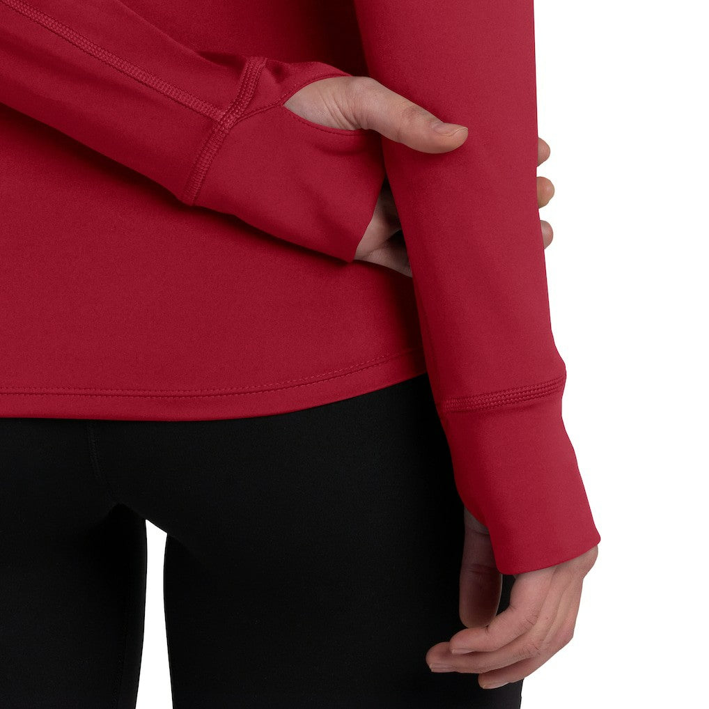 San Francisco 49ers Women's Elements Quarter-Zip Jacket - Scarlet - Fanatics