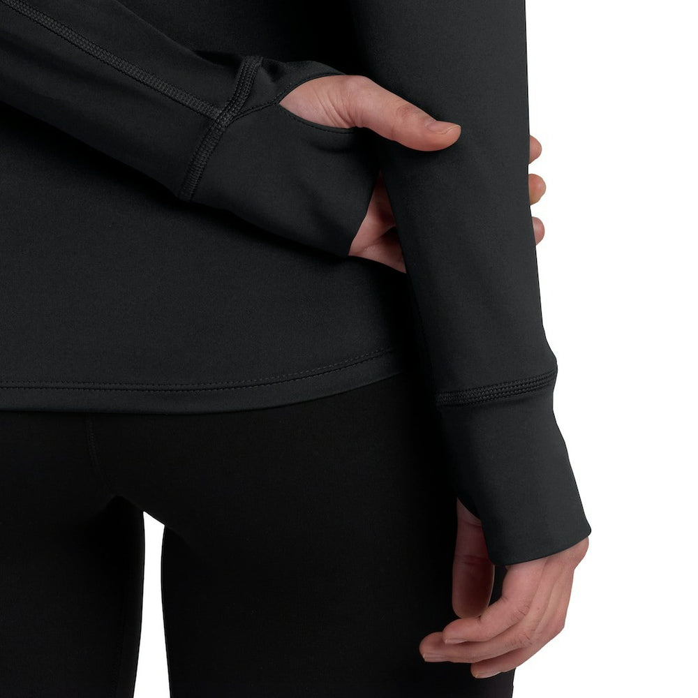 Cincinnati Bengals Women's Elements Raglan Quarter-Zip Jacket - Black - Fanatics