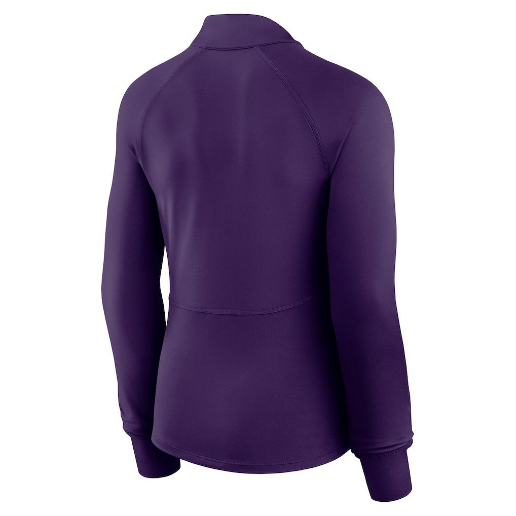 Minnesota Vikings Women's Elements Raglan Quarter-Zip Jacket - Purple - Fanatics