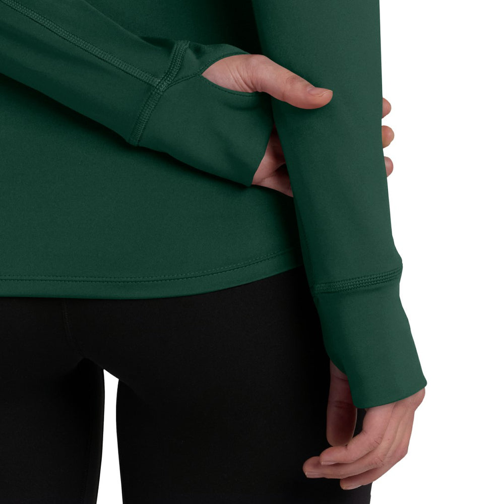 Green Bay Packers Women's Elements Raglan Quarter-Zip Jacket - Green - Fanatics
