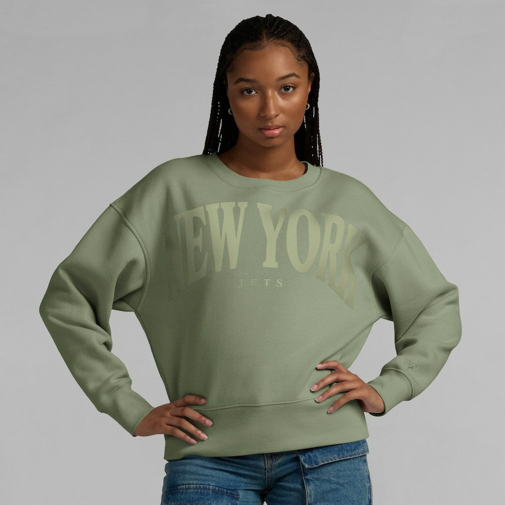 New York Jets Women's Elements Pullover Sweatshirt - Green - Fanatics