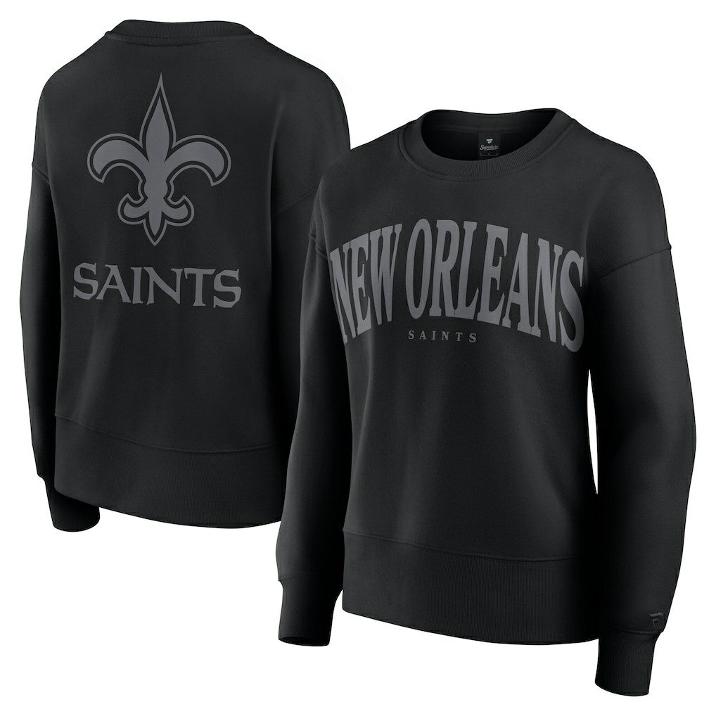 New Orleans Saints Women's Elements Pullover Sweatshirt - Black - Fanatics