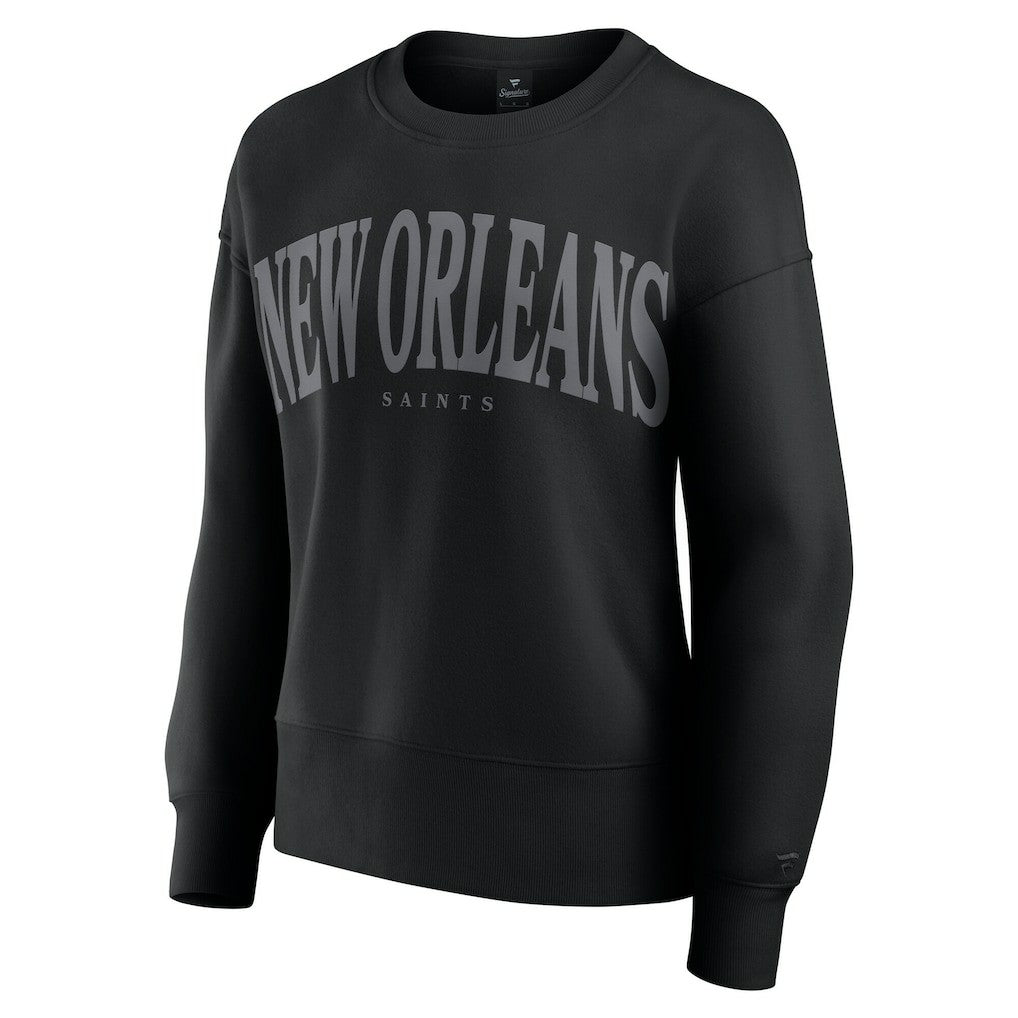 New Orleans Saints Women's Elements Pullover Sweatshirt - Black - Fanatics