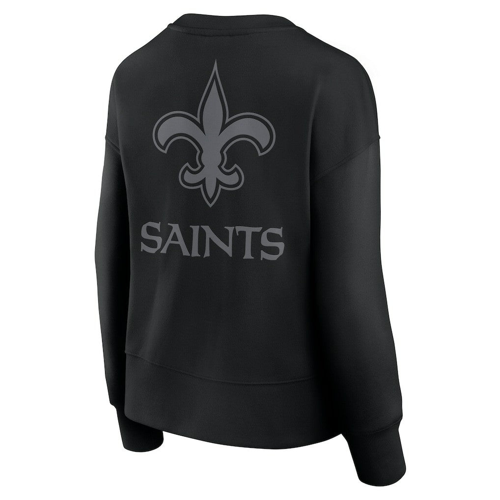 New Orleans Saints Women's Elements Pullover Sweatshirt - Black - Fanatics