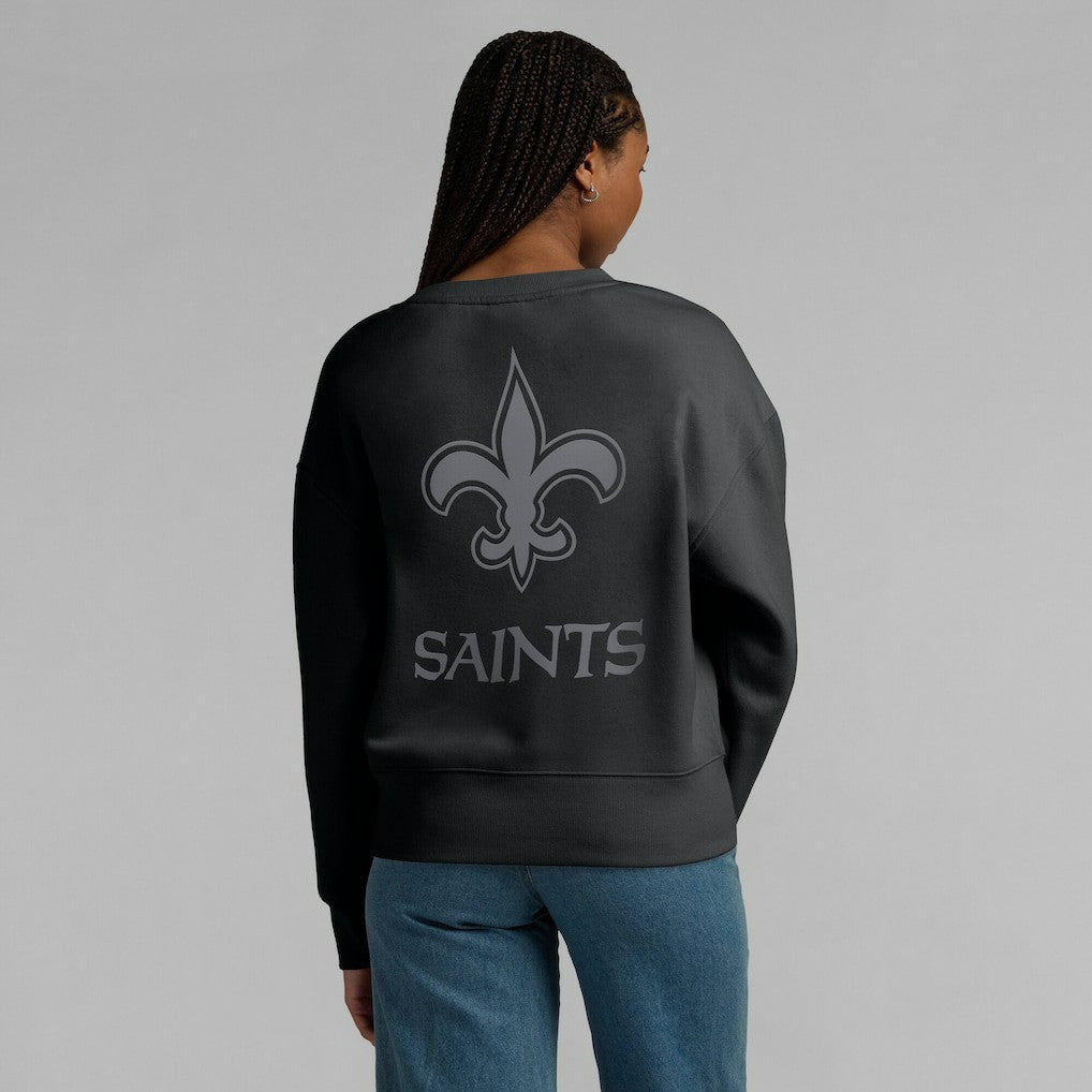 New Orleans Saints Women's Elements Pullover Sweatshirt - Black - Fanatics
