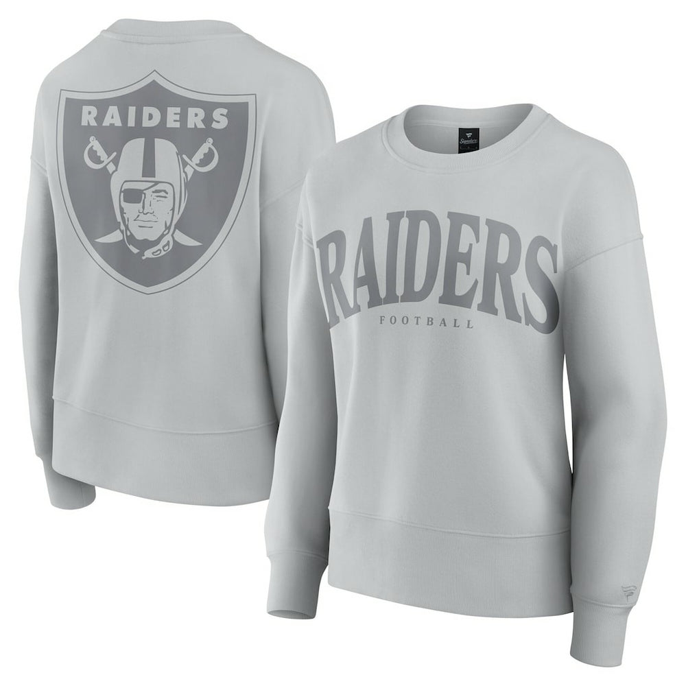 Las Vegas Raiders Women's Elements Pullover Sweatshirt - Gray - Fanatics