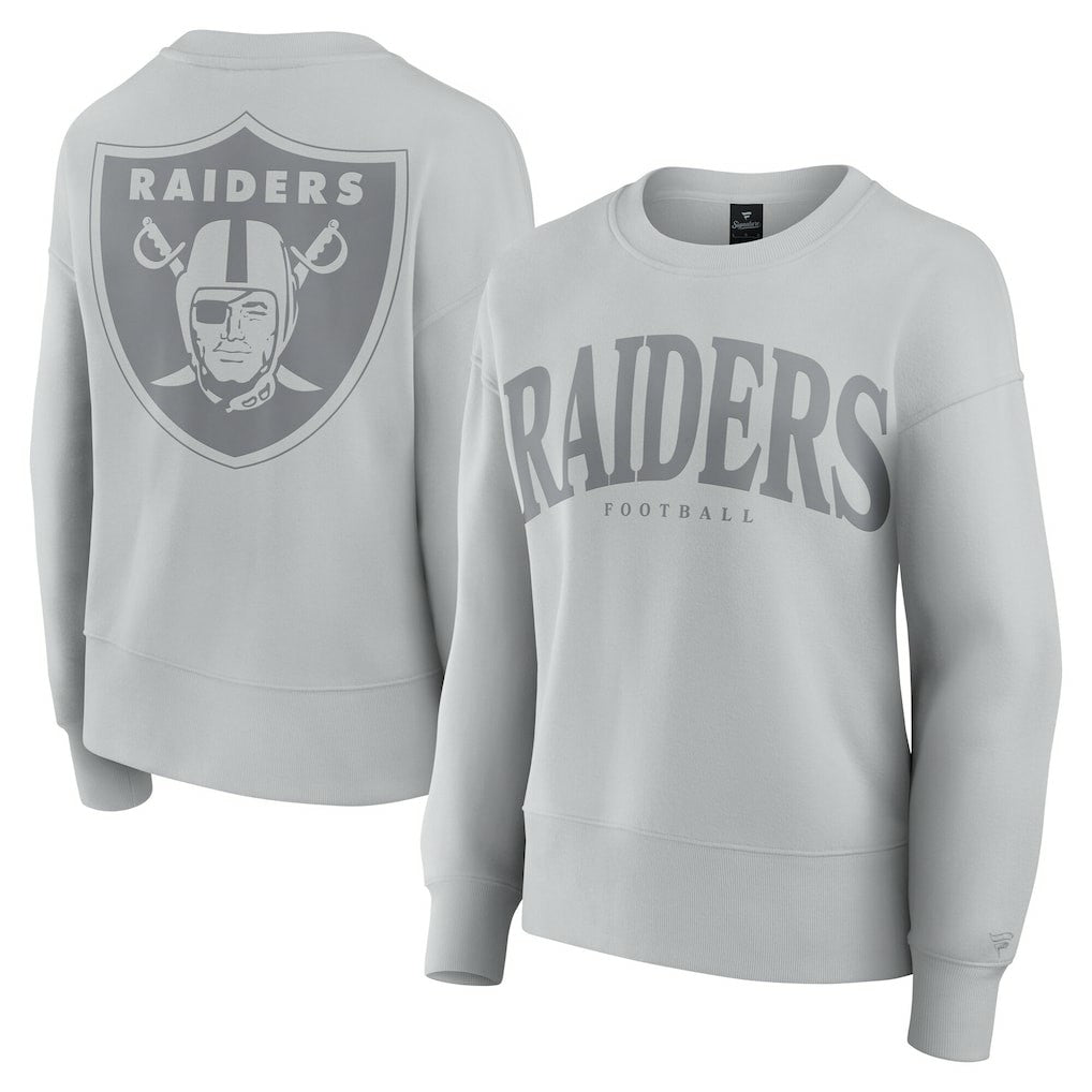 Las Vegas Raiders Women's Elements Pullover Sweatshirt - Gray - Fanatics