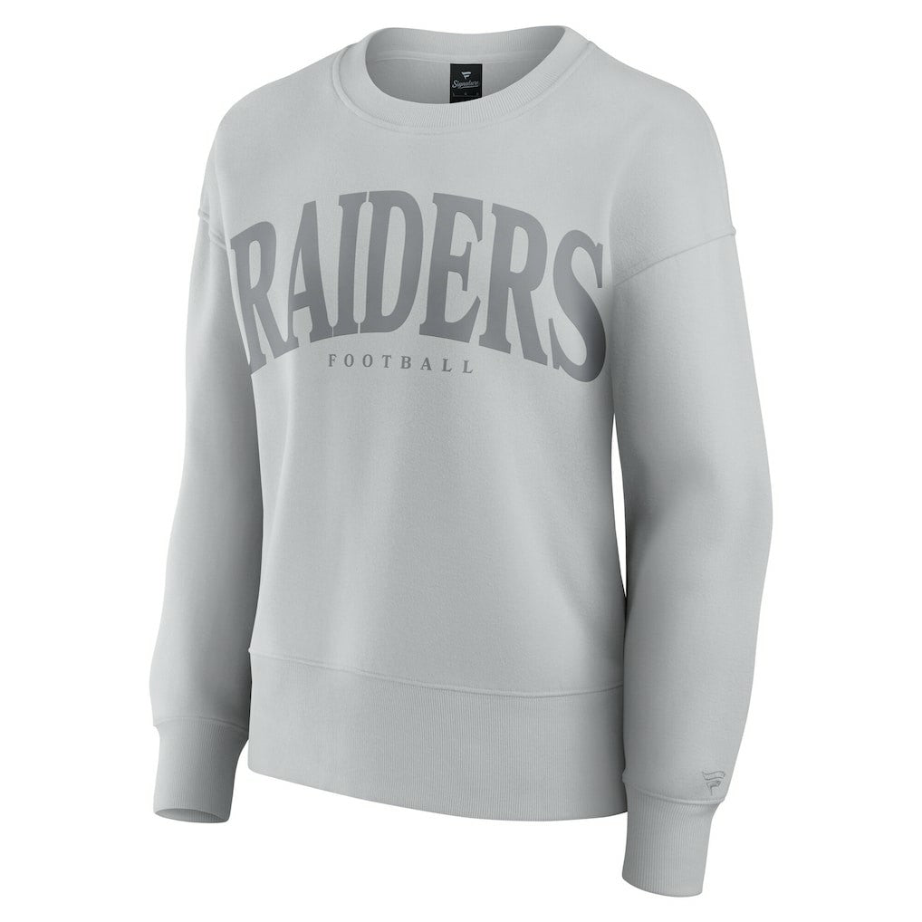 Las Vegas Raiders Women's Elements Pullover Sweatshirt - Gray - Fanatics