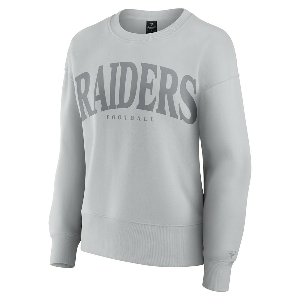 Las Vegas Raiders Women's Elements Pullover Sweatshirt - Gray - Fanatics