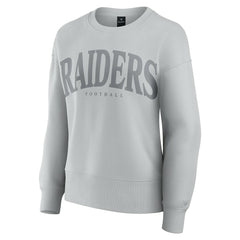 Las Vegas Raiders Women's Elements Pullover Sweatshirt - Gray - Fanatics