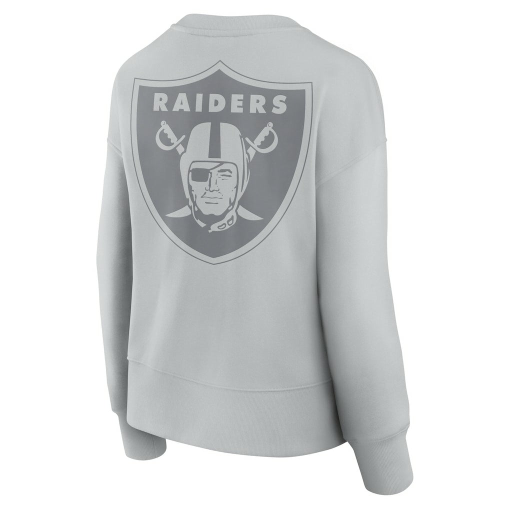 Las Vegas Raiders Women's Elements Pullover Sweatshirt - Gray - Fanatics