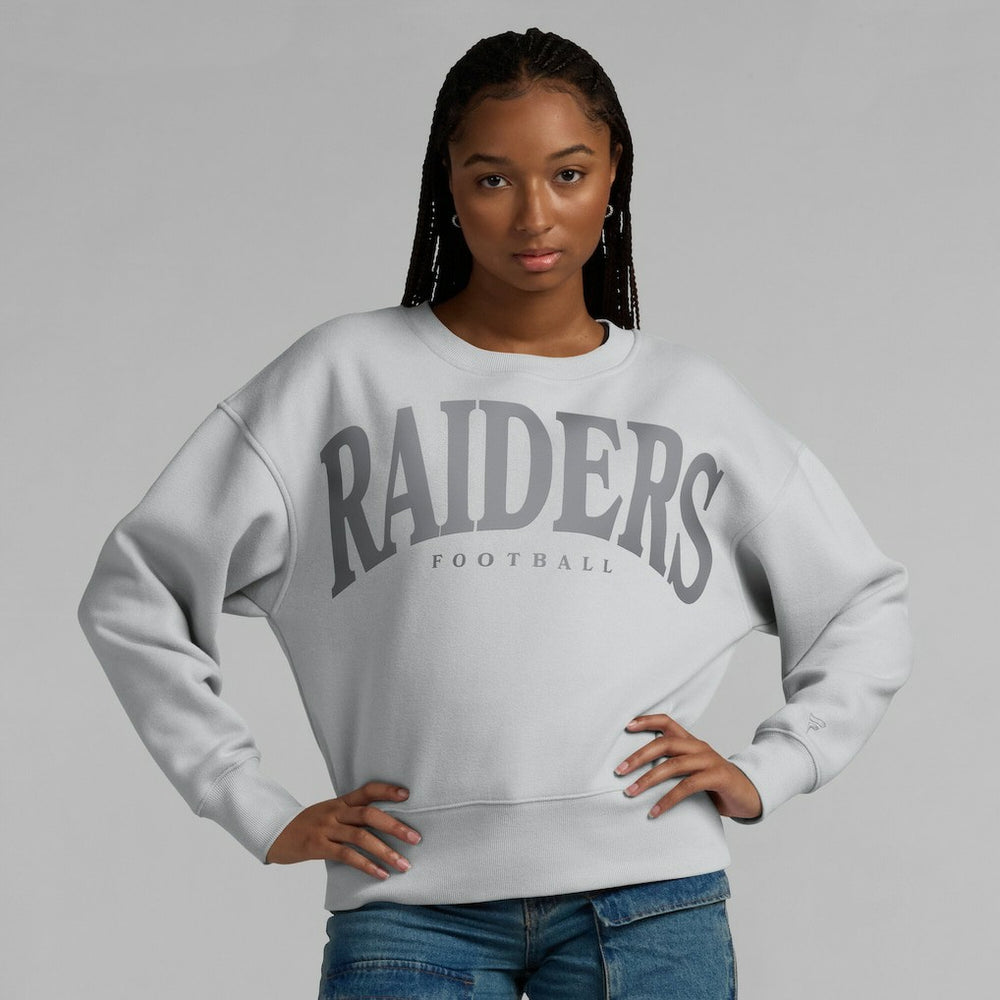Las Vegas Raiders Women's Elements Pullover Sweatshirt - Gray - Fanatics