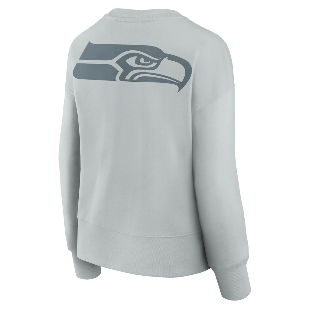 Seattle Seahawks Women's Elements Pullover Sweatshirt - Gray - Fanatics