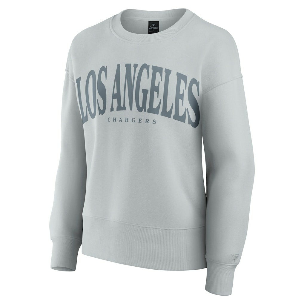 Los Angeles Chargers Women's Elements Pullover Sweatshirt - Gray - Fanatics