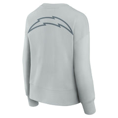 Los Angeles Chargers Women's Elements Pullover Sweatshirt - Gray - Fanatics