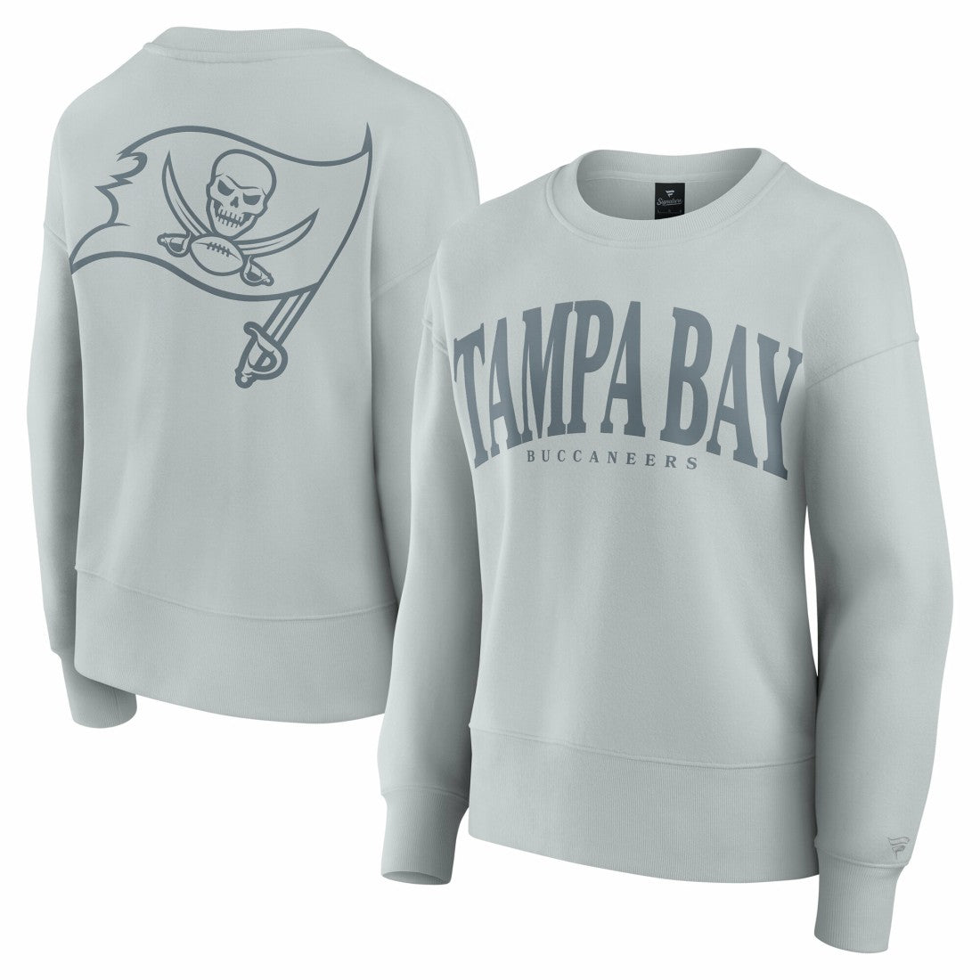 Tampa Bay Buccaneers Women's Elements Pullover Sweatshirt - Gray - Fanatics