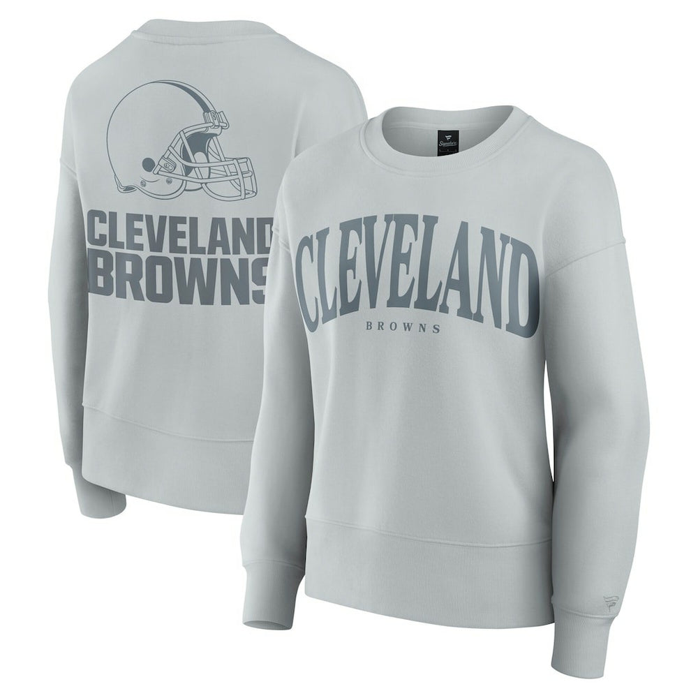 Cleveland Browns Women's Elements Pullover Sweatshirt - Gray - Fanatics