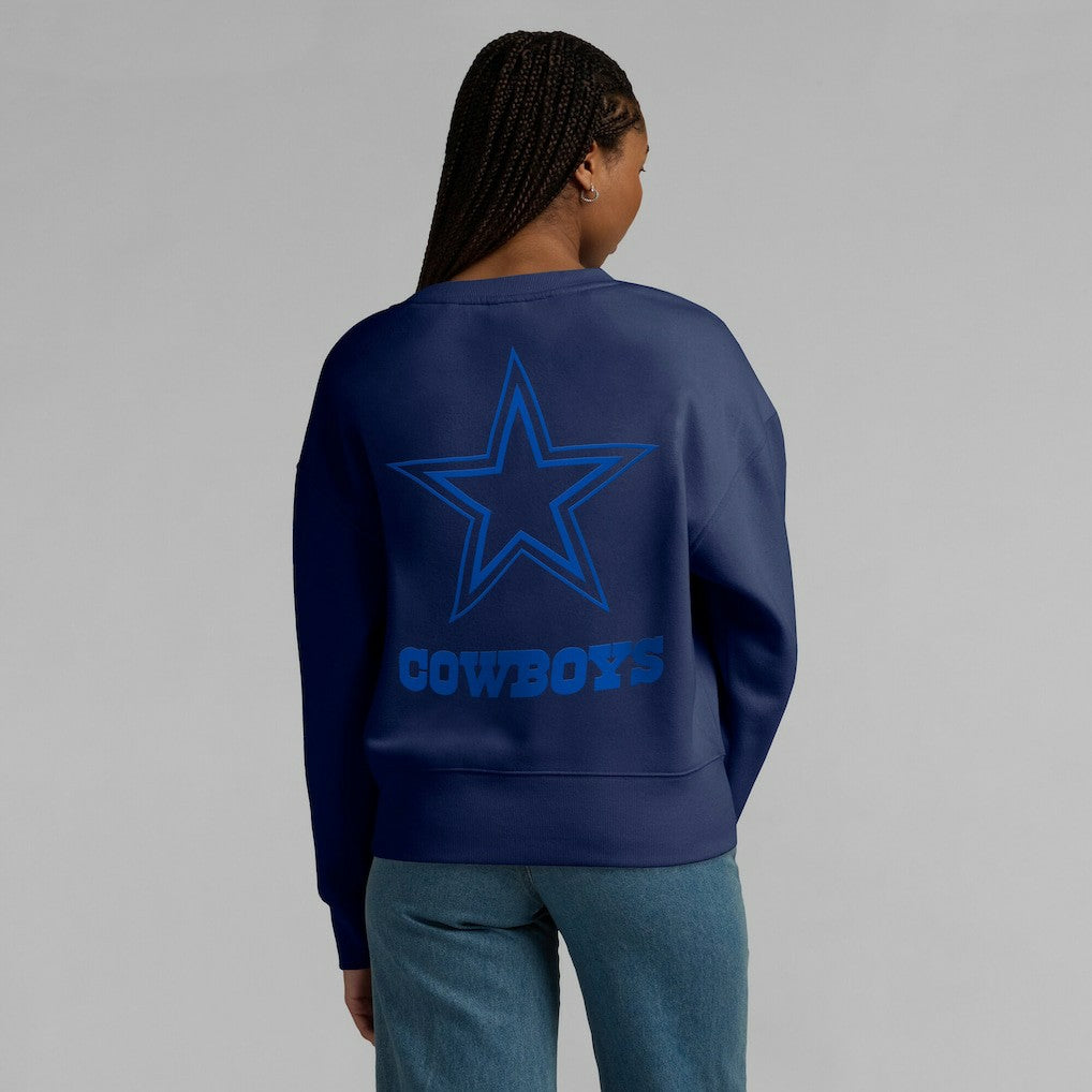 Dallas Cowboys Women's Elements Pullover Sweatshirt - Navy - Fanatics