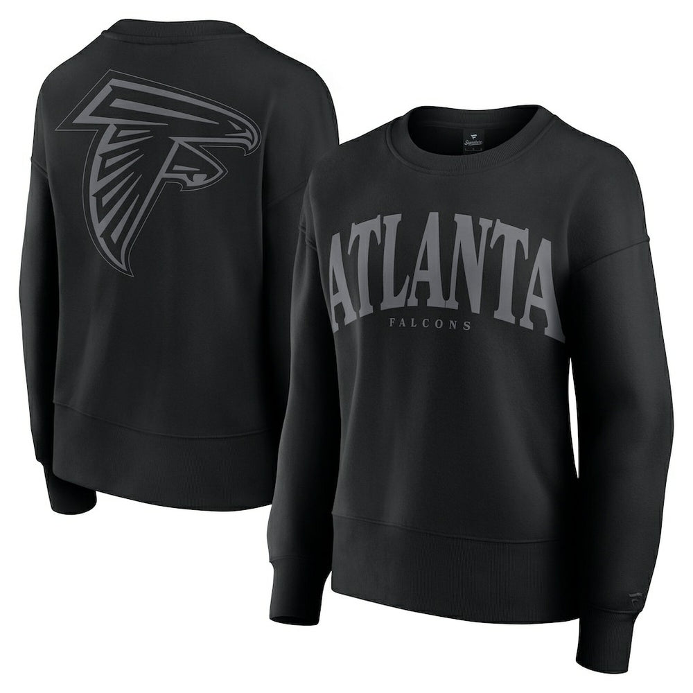 Atlanta Falcons Women's Elements Pullover Sweatshirt - Black - Fanatics
