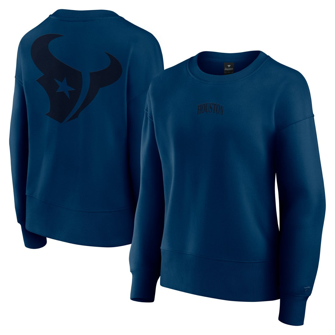Houston Texans Women's Elements Pullover Sweatshirt - Navy - Fanatics