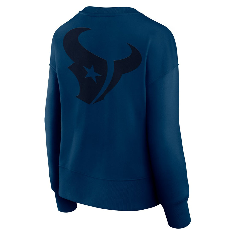 Houston Texans Women's Elements Pullover Sweatshirt - Navy - Fanatics