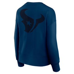 Houston Texans Women's Elements Pullover Sweatshirt - Navy - Fanatics