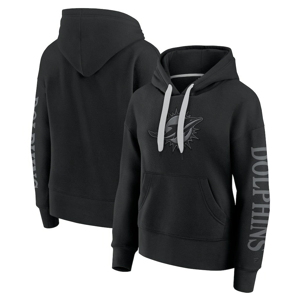 Miami Dolphins Women's Elements Next Pullover Hoodie - Black - Fanatics