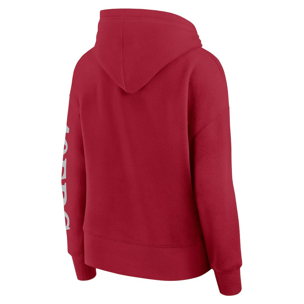 San Francisco 49ers Women's Elements Next Pullover Hoodie - Scarlet - Fanatics