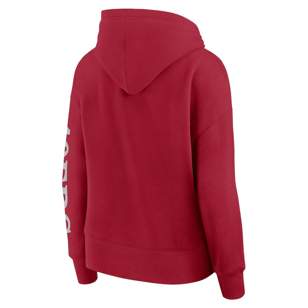 San Francisco 49ers Women's Elements Next Pullover Hoodie - Scarlet - Fanatics