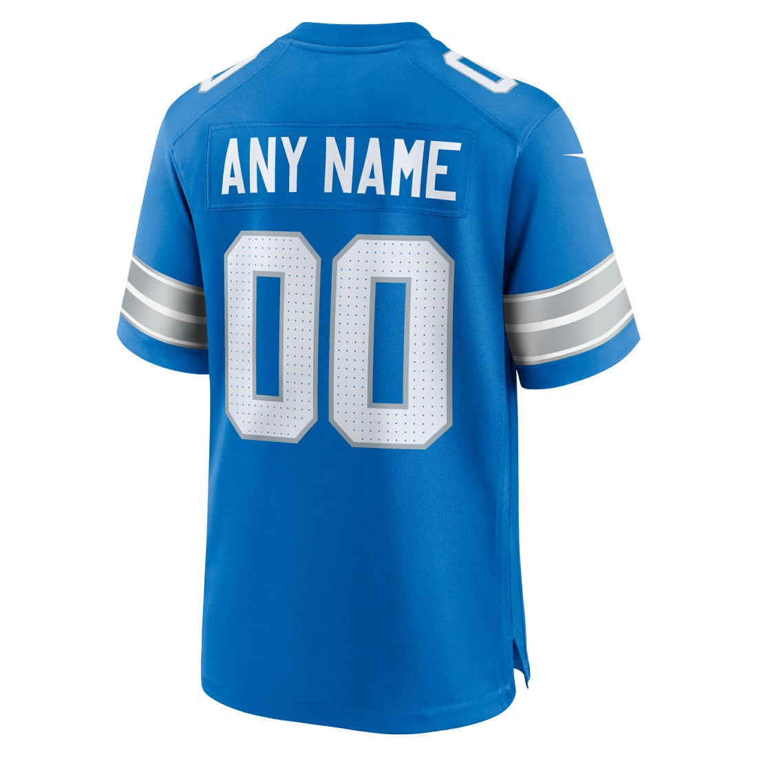Detroit Lions Custom Game Jersey - Blue - Nike