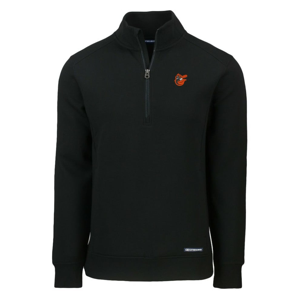 Baltimore Orioles Cutter & Buck Cooperstown Collection Roam Eco Recycled Quarter-Zip Pullover Outlet