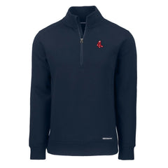 Boston Red Sox Cutter & Buck Cooperstown Collection Roam Eco Recycled Quarter-Zip Pullover Near Me