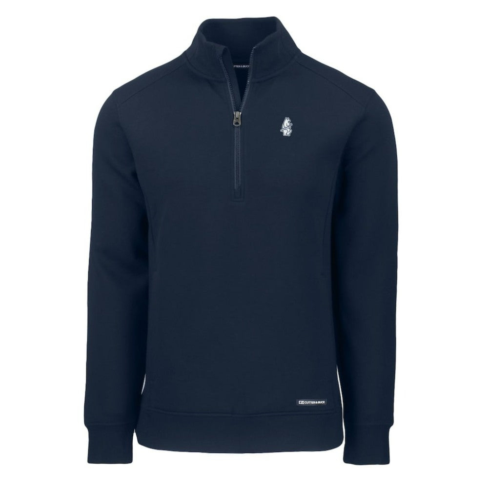 Chicago Cubs Cutter & Buck Cooperstown Collection Roam Eco Recycled Quarter-Zip Pullover Outlet