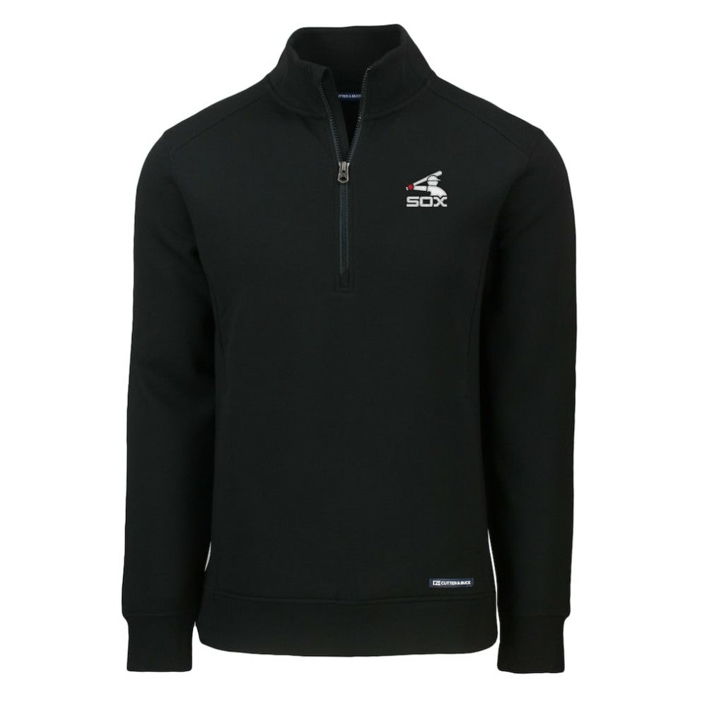 Chicago White Sox Cutter & Buck Cooperstown Collection Roam Eco Recycled Quarter-Zip Pullover Outlet
