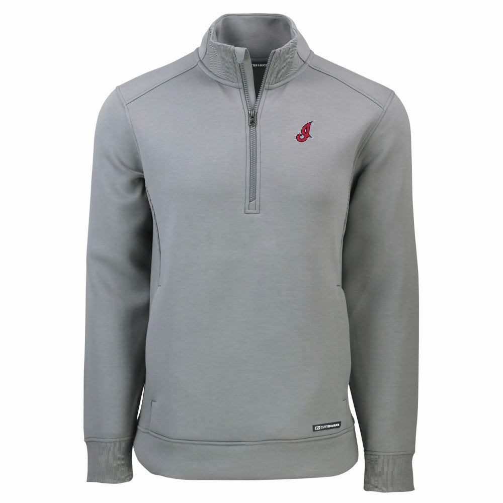 Cleveland Guardians Cutter & Buck Cooperstown Collection Roam Eco Recycled Quarter-Zip Pullover Outlet