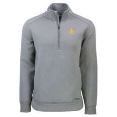 Seattle Mariners Cutter & Buck Cooperstown Collection Roam Eco Recycled Quarter-Zip Pullover Discount