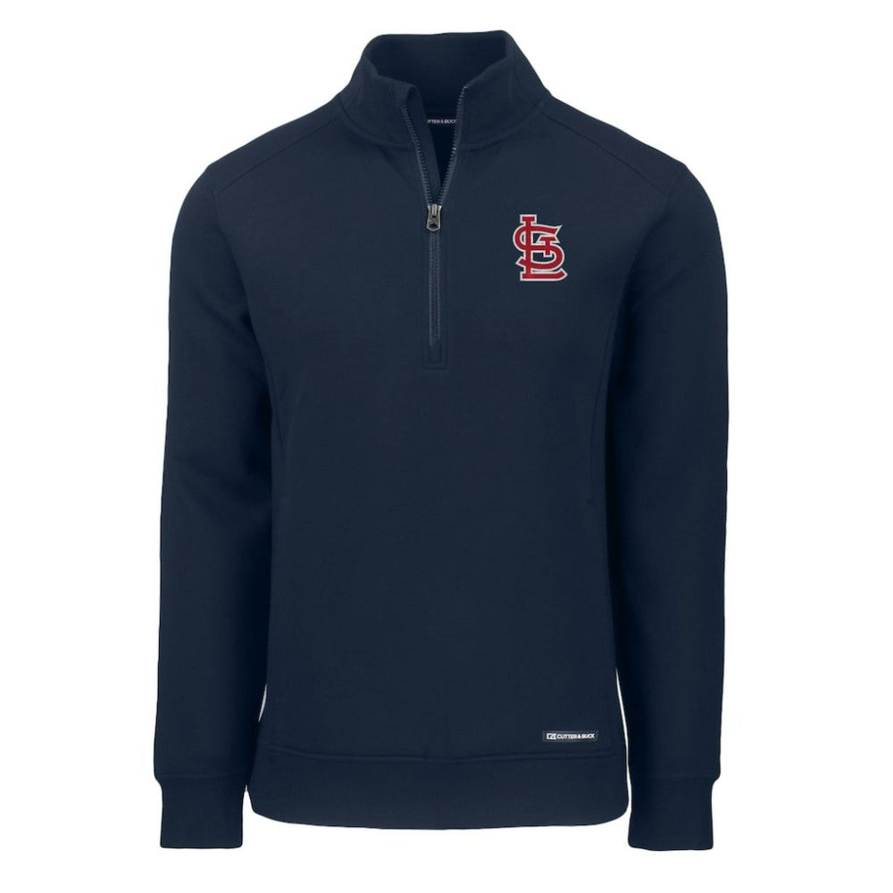 St. Louis Cardinals Cutter & Buck Cooperstown Collection Roam Eco Recycled Quarter-Zip Pullover Online