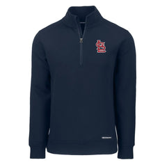 St. Louis Cardinals Cutter & Buck Cooperstown Collection Roam Eco Recycled Quarter-Zip Pullover Online