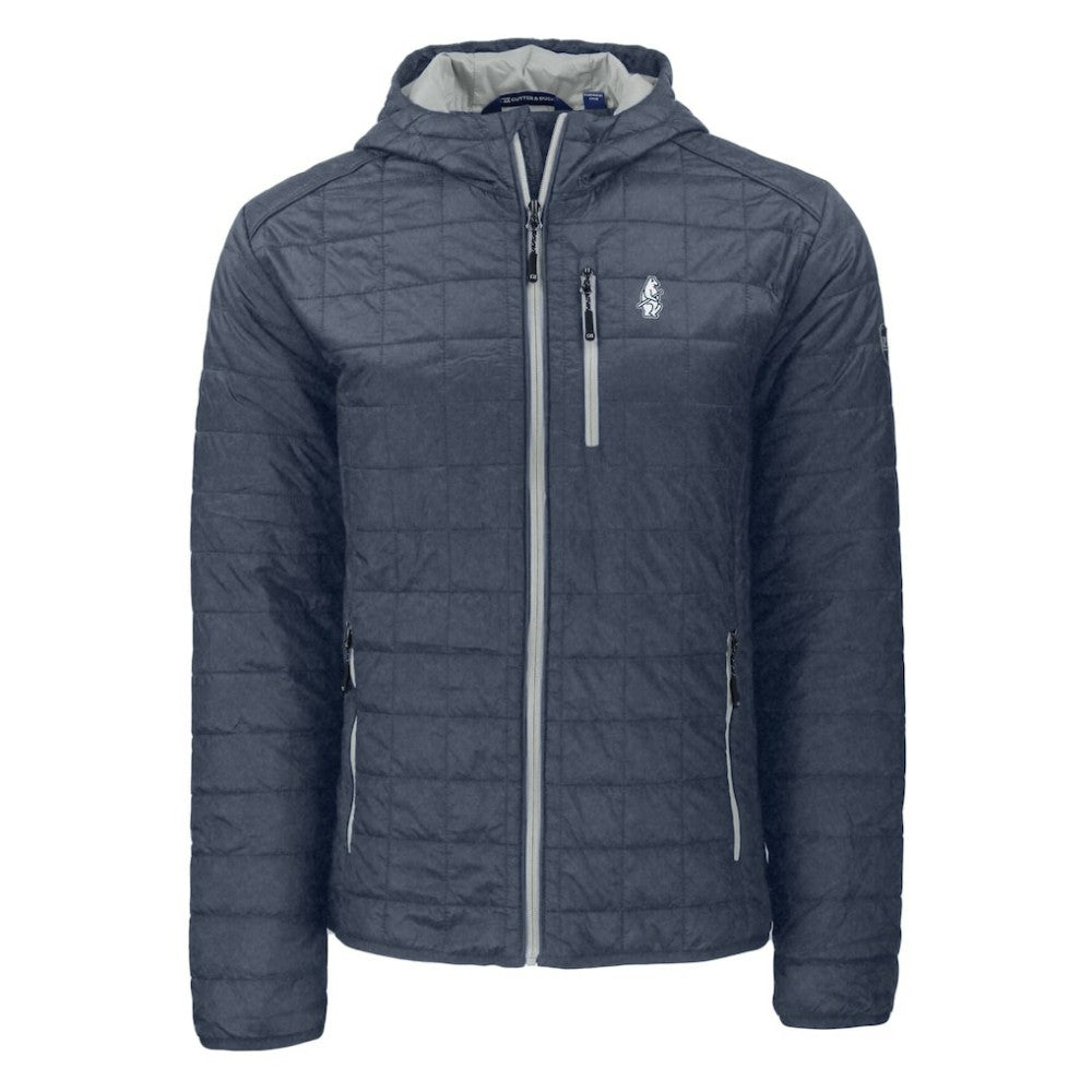 Chicago Cubs Cutter & Buck Cooperstown Collection Rainier Primaloft Eco Full-Zip Hooded Jacket Discount