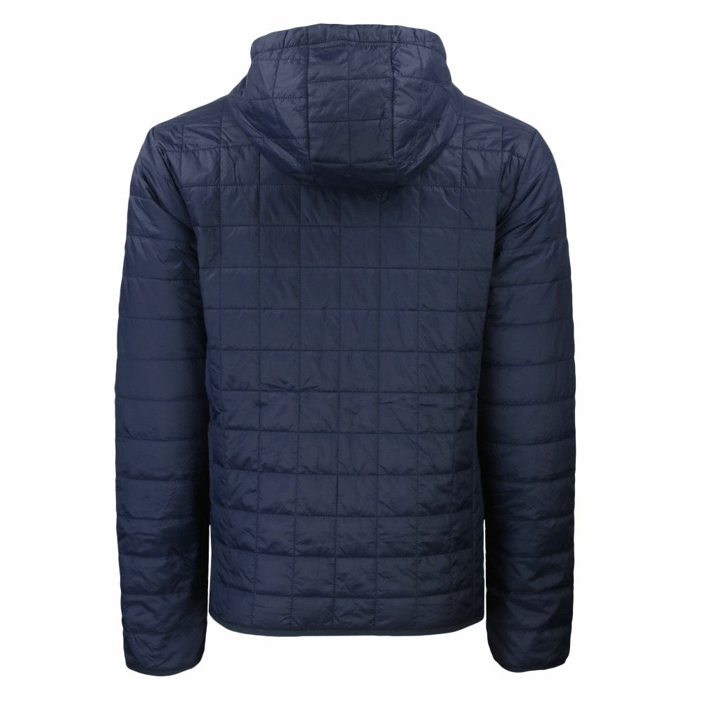 Cleveland Guardians Cutter & Buck Cooperstown Collection Rainier Primaloft Eco Full-Zip Hooded Jacket Outlet