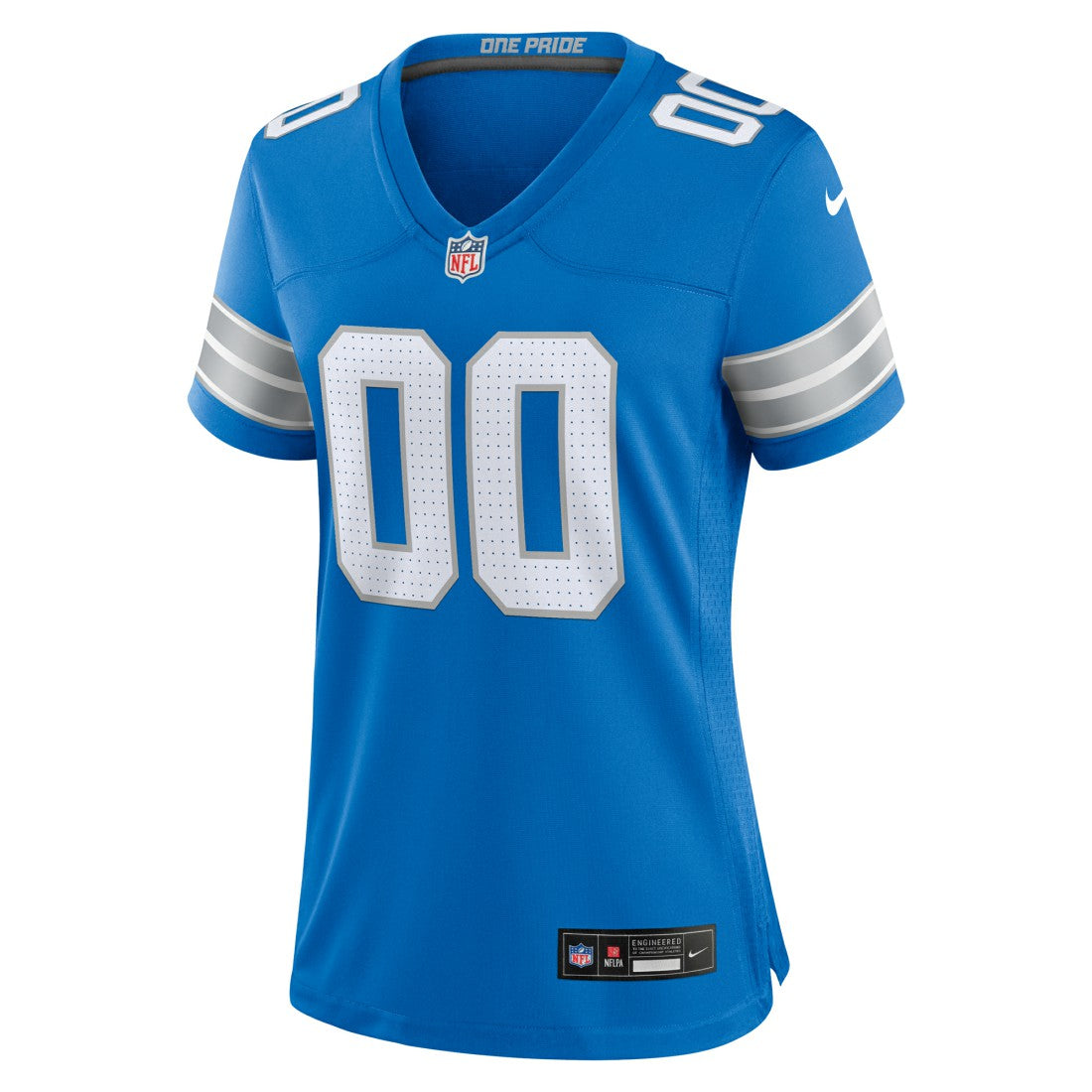 Detroit Lions Women's Custom Game Jersey - Blue - Nike