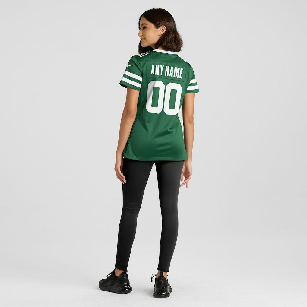 New York Jets Women's Custom Game Jersey - Legacy Green - Nike