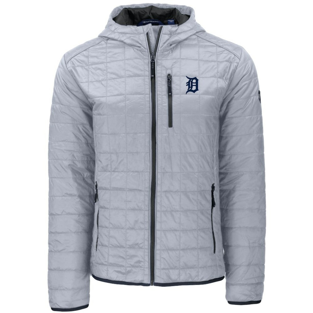 Detroit Tigers Cutter & Buck Rainier Primaloft Eco Full-Zip Hooded Jacket Discount