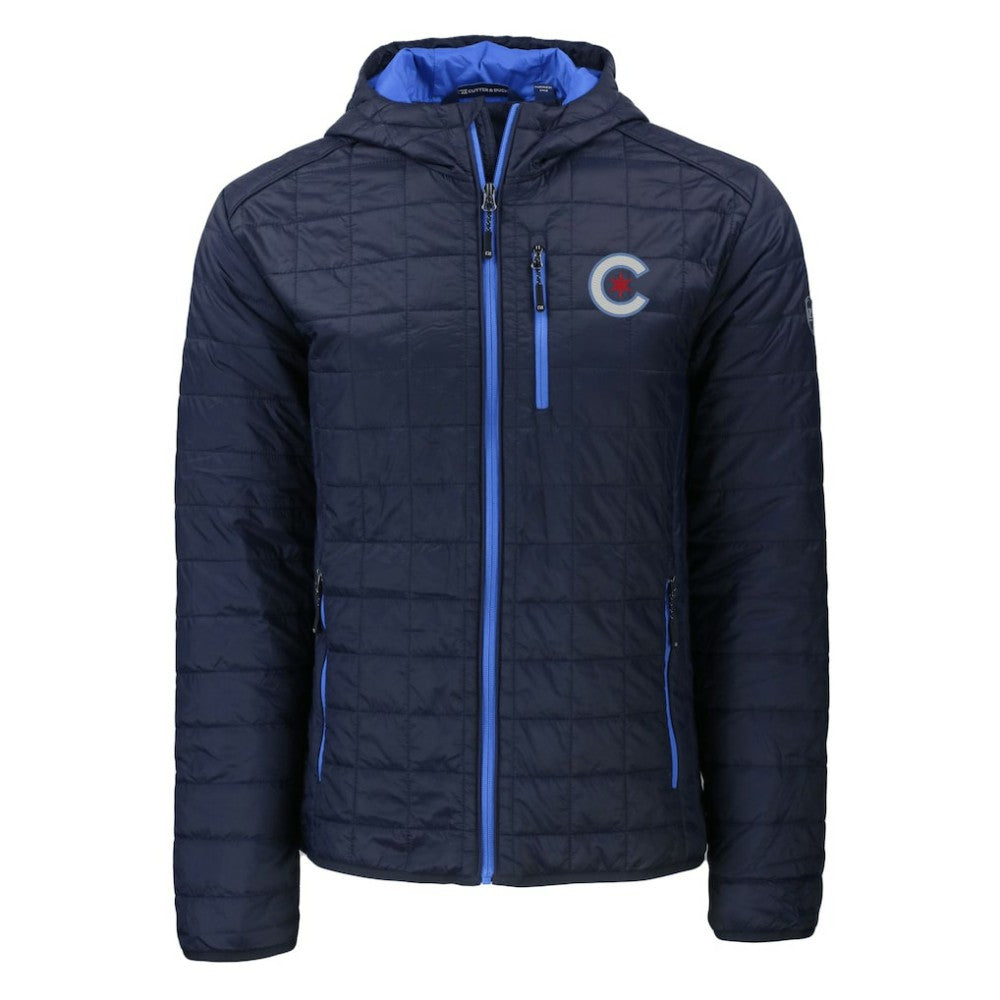 Chicago Cubs Cutter & Buck City Connect Rainier Primaloft Eco Full-Zip Hooded Jacket Near Me