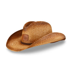 Tennessee Titans New Era Unisex Dutton Curved Brim Straw Hat - Brown - NFL